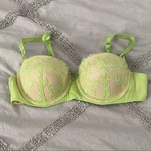 Lime green VS bra!